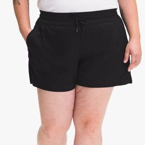 NEW THE NORTH FACE Aphrodite Motion Plus 6in Womens Shorts TNF Black 3X‎